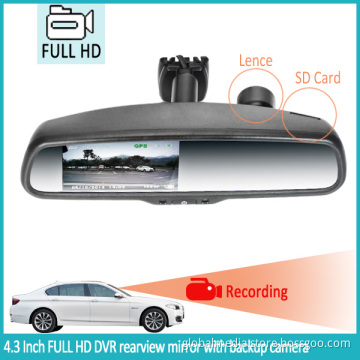EV-043LA 1080P Premium Car DVR OEM Style 4.3'' Rearview Mirror Monitor
